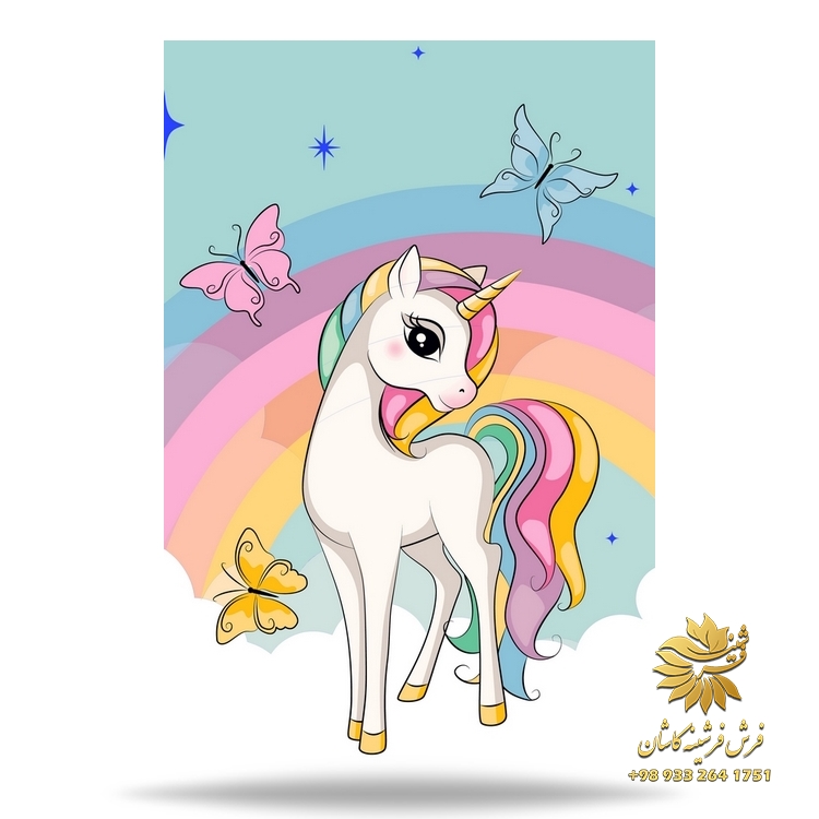 اسب شاخ دار صورتی