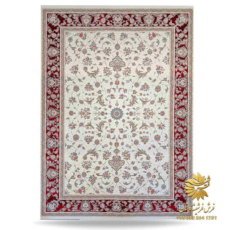 فرش باغ گل کرم