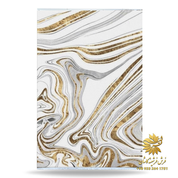فرش کرم طلایی
