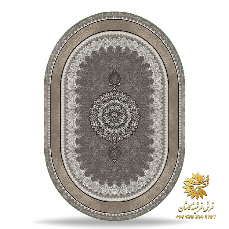 فرش بیضی