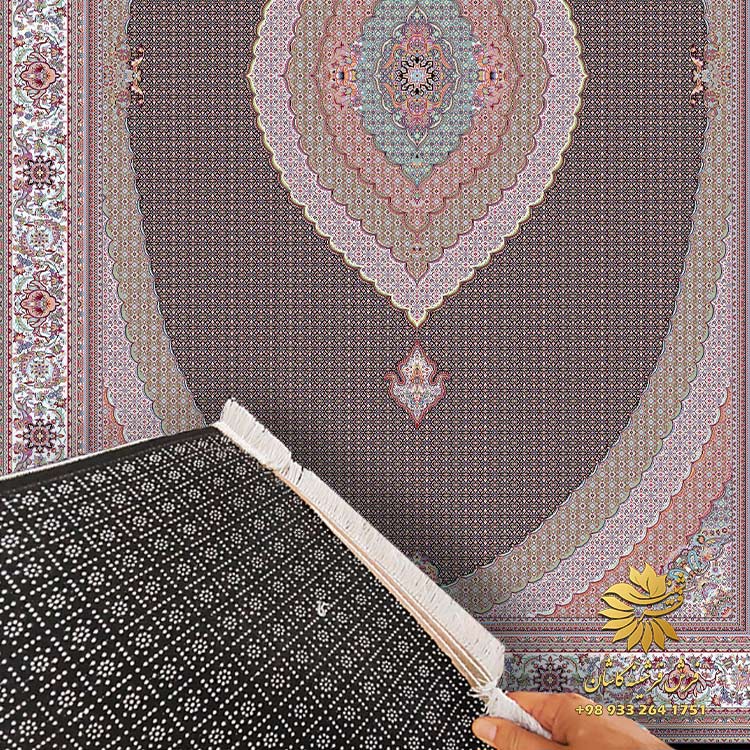 فرشینه چاپی طرح ریز ماهی