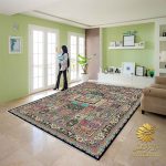 فرشینه خشتی دستباف گونه