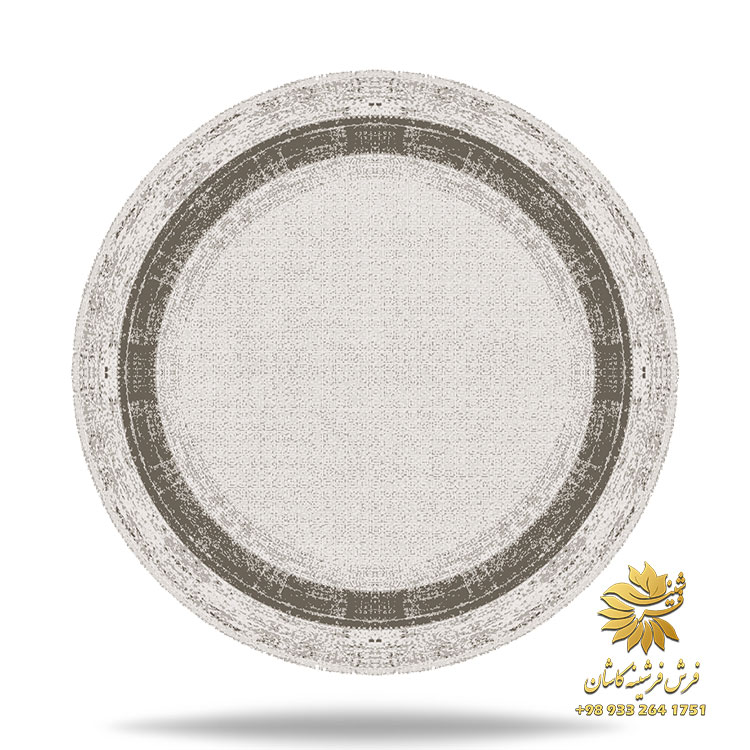 فرش گرد ساده