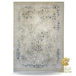 فرش کرم آبی
